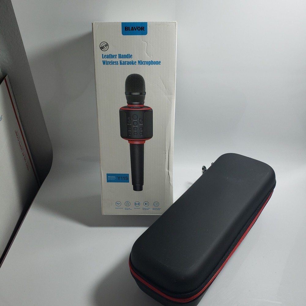 GOODAAA Y11S Wireless Karaoke Microphone with Leather Handle