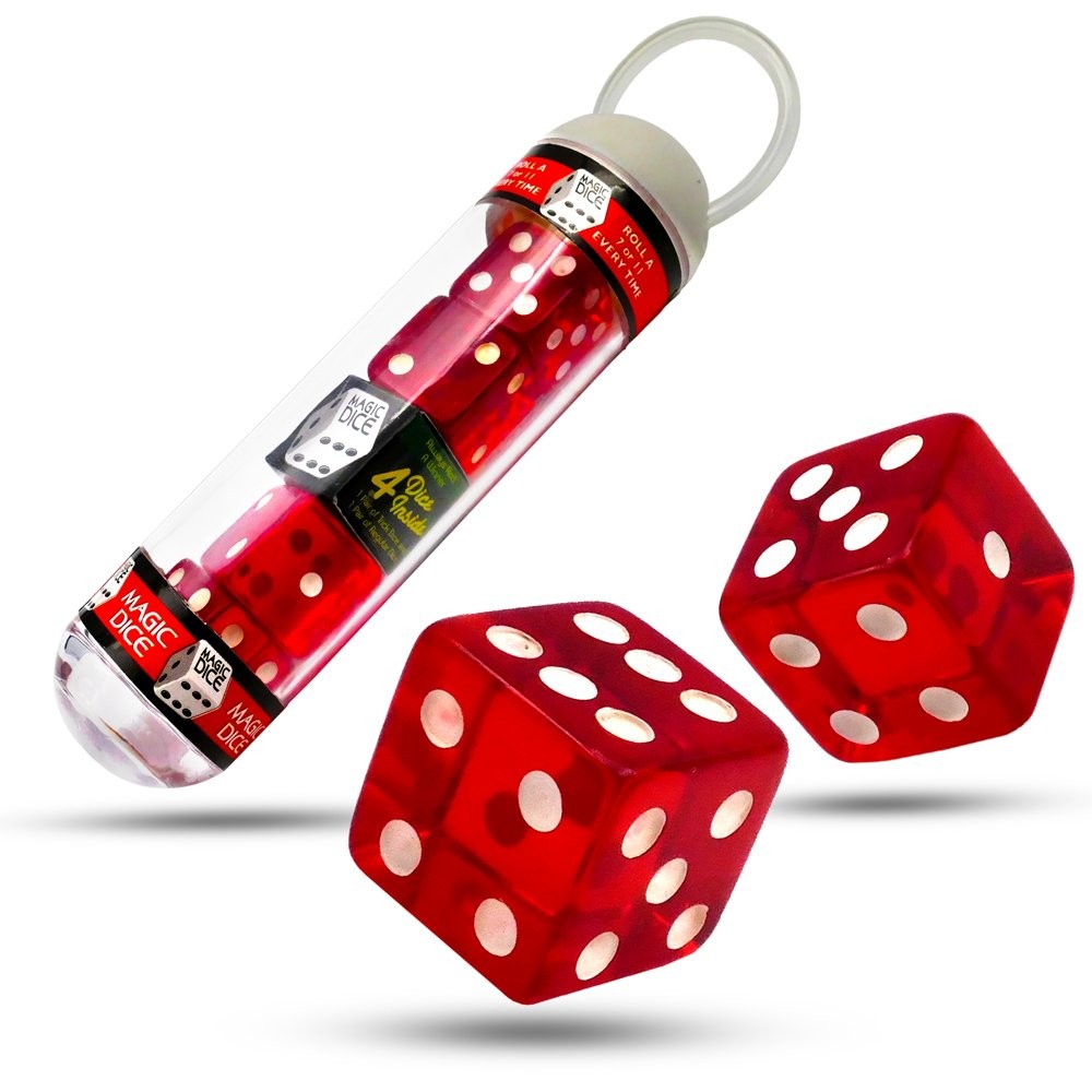 Makers Dice Red Crystal Acrylic
