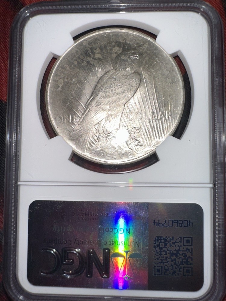 1924 Peace Dollar CERTIFIED NGC MS 65 Silver Dollar