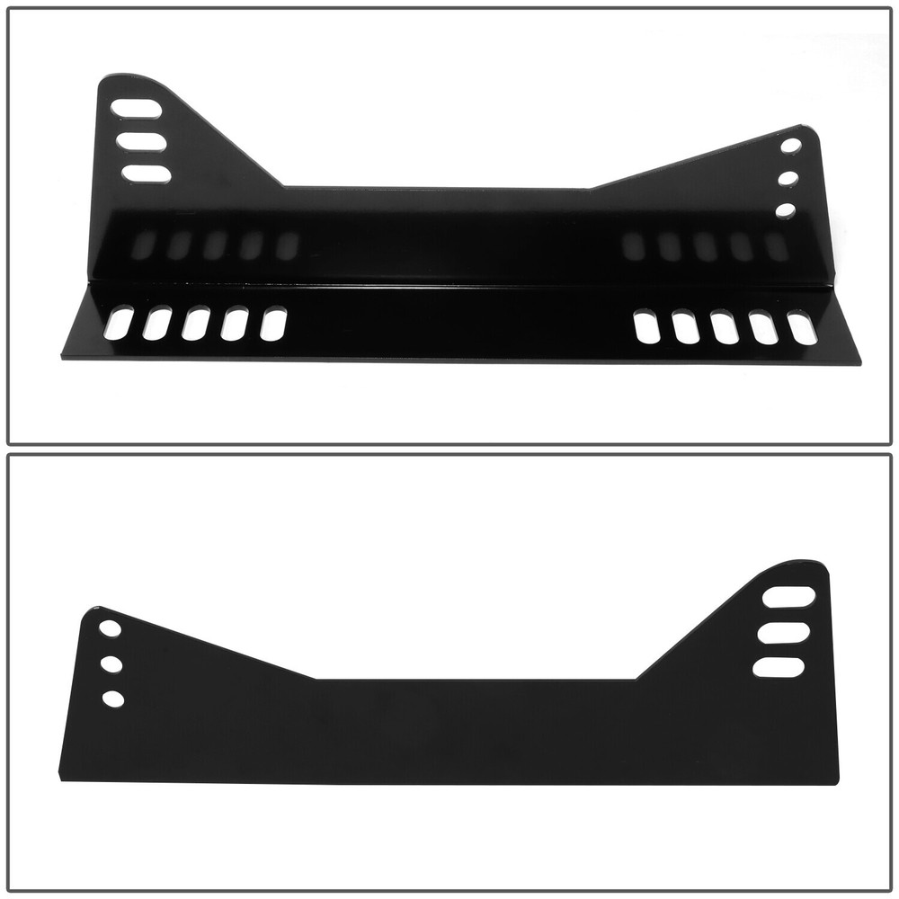 J2 Engineering Pair Adjustable Racing Bucket Seat Side Mount Bracket Universal