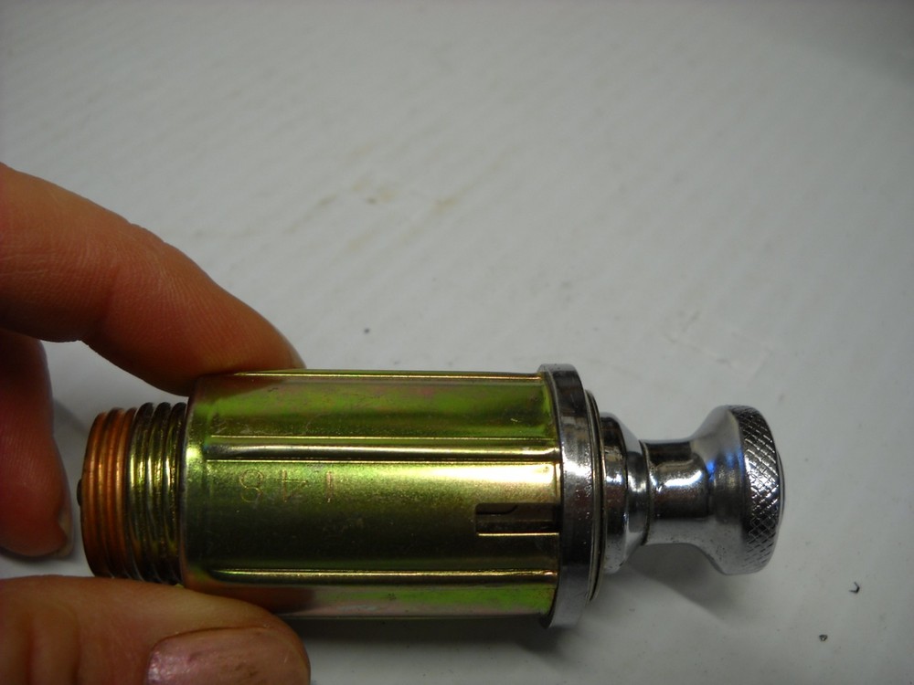 Car Auto Cigarette Lighter & Assembly Chrome #148