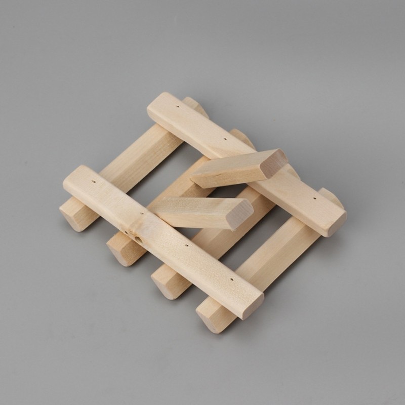 Small Wooden Thread Rack Holder Thread Organiser Stand Bobbins Thread Organizer