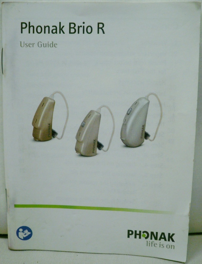 Phonak Brio R Users Guide