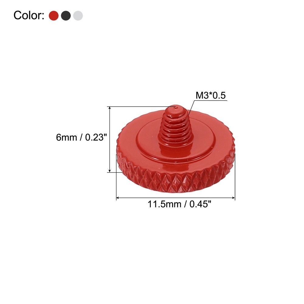 3x Red Silver Matte Black Shutter Button CAMERA Pure Copper Soft Release Button