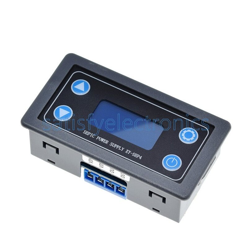 DC 5-30V LCD Adjustable Auto DC-DC Buck Boost Converter Power Supply Module