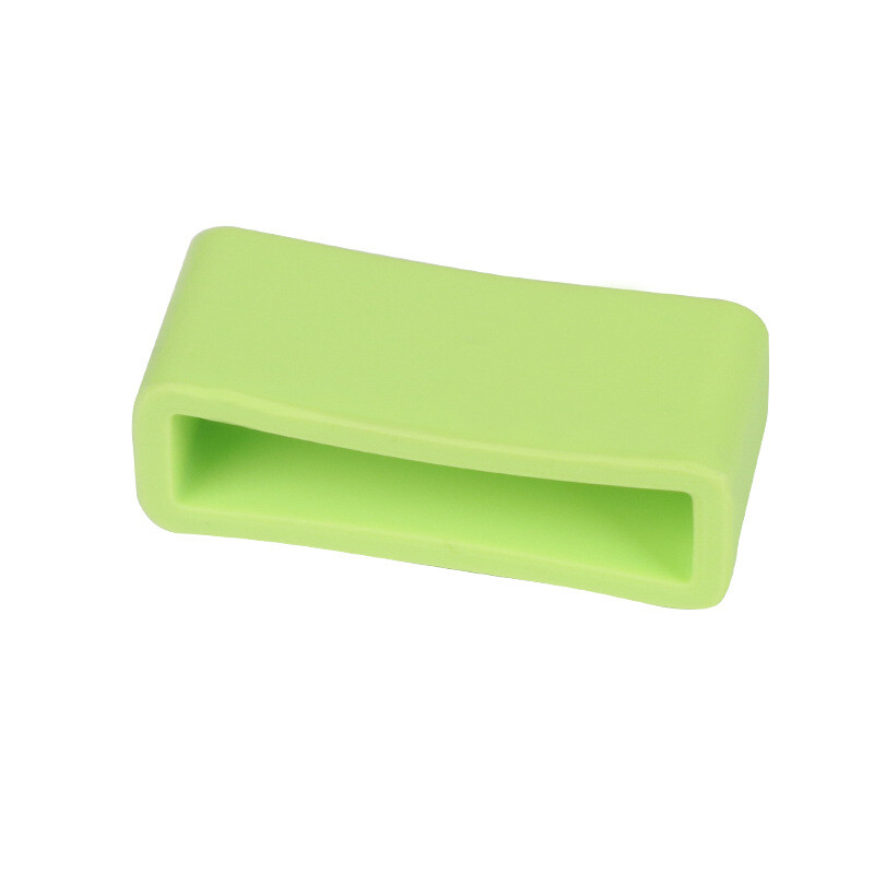 2-Pack Silicone Watch Strap Band Hoop Loop Retainer Buckle Holder Ring Keeper