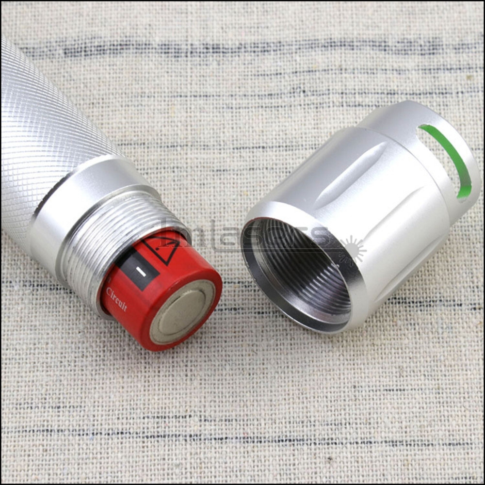 Red Adjustable Focus 650nm Laser Pointer Pen Visible Beam Battery & Charger