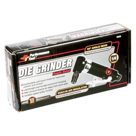 Performance Tool Air Tool Angle Head Die Grinder 1/4 in. Each