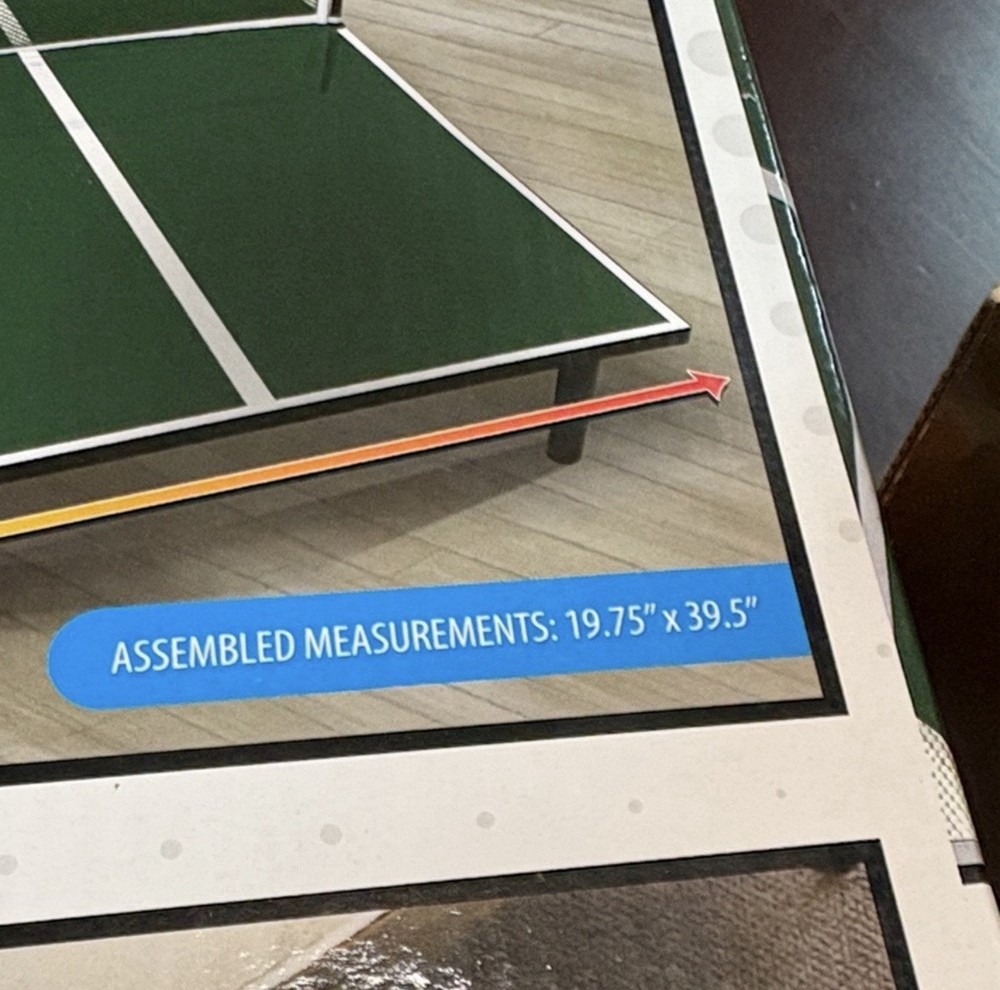 ping pong table
