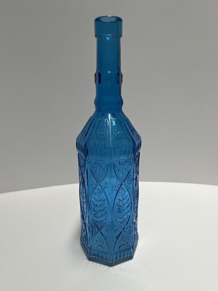 2 Craft Bottles Blue And Green