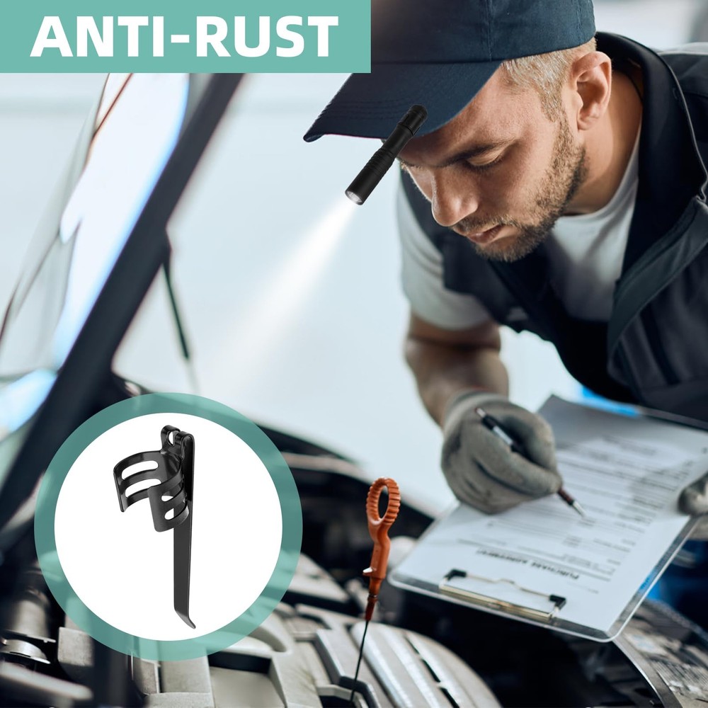 Flashlight Clips Compatible with Streamlight Stylus Pro and Microstream Black