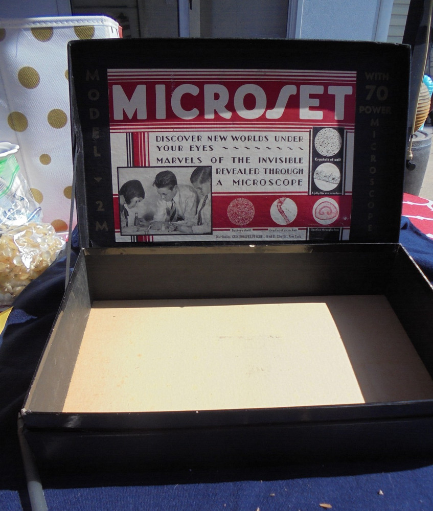 Microset 70 Power Microscope BOX ONLY Model 2 M