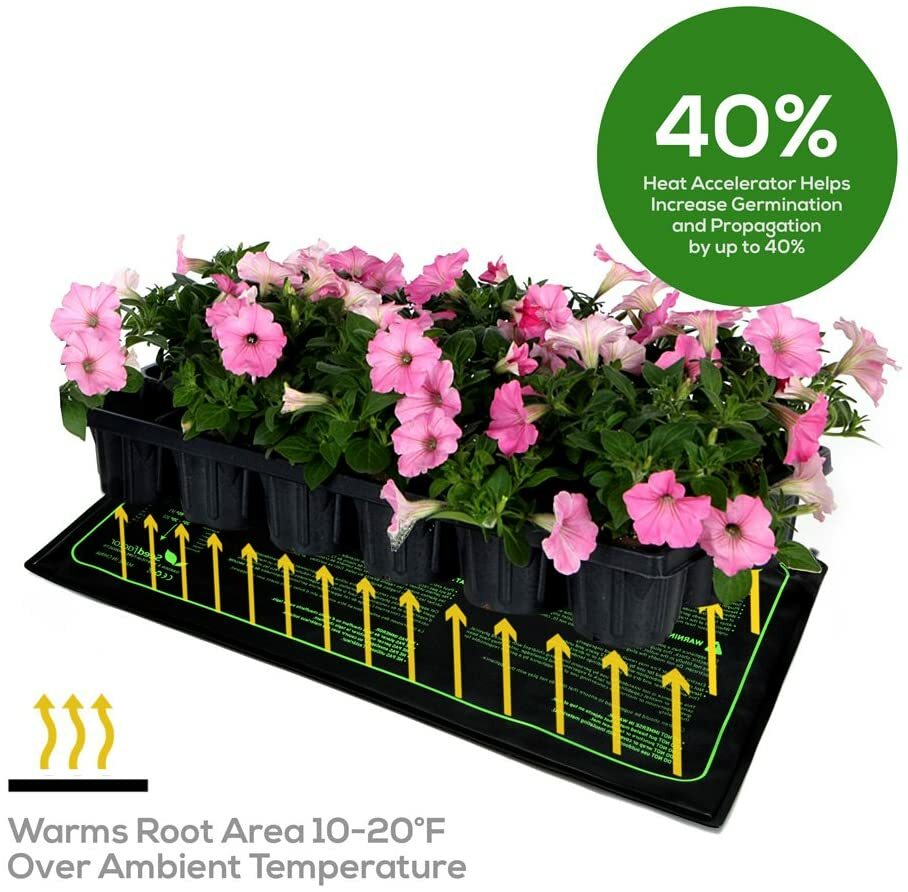 10"x20" Seed Starting Heat Mat Seed Cloning Heating Pad Germination Warm Station