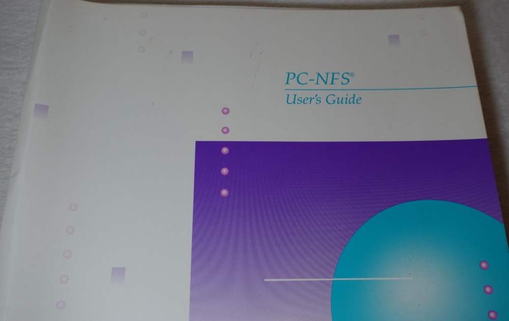 Sun Microsystems PC-NFS 1992 Original User's Guide