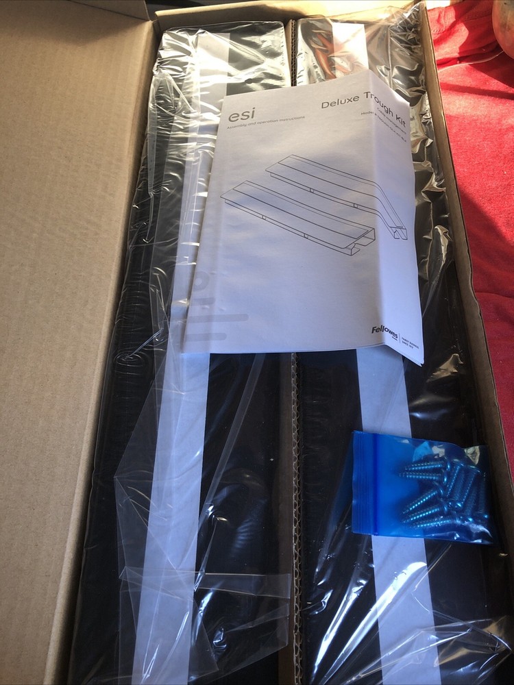 Fellowes ESI 2 Deluxe 18”Troughs Black