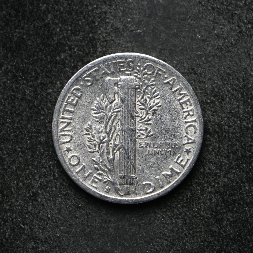1945-S Mercury Silver Dime (bb16050)