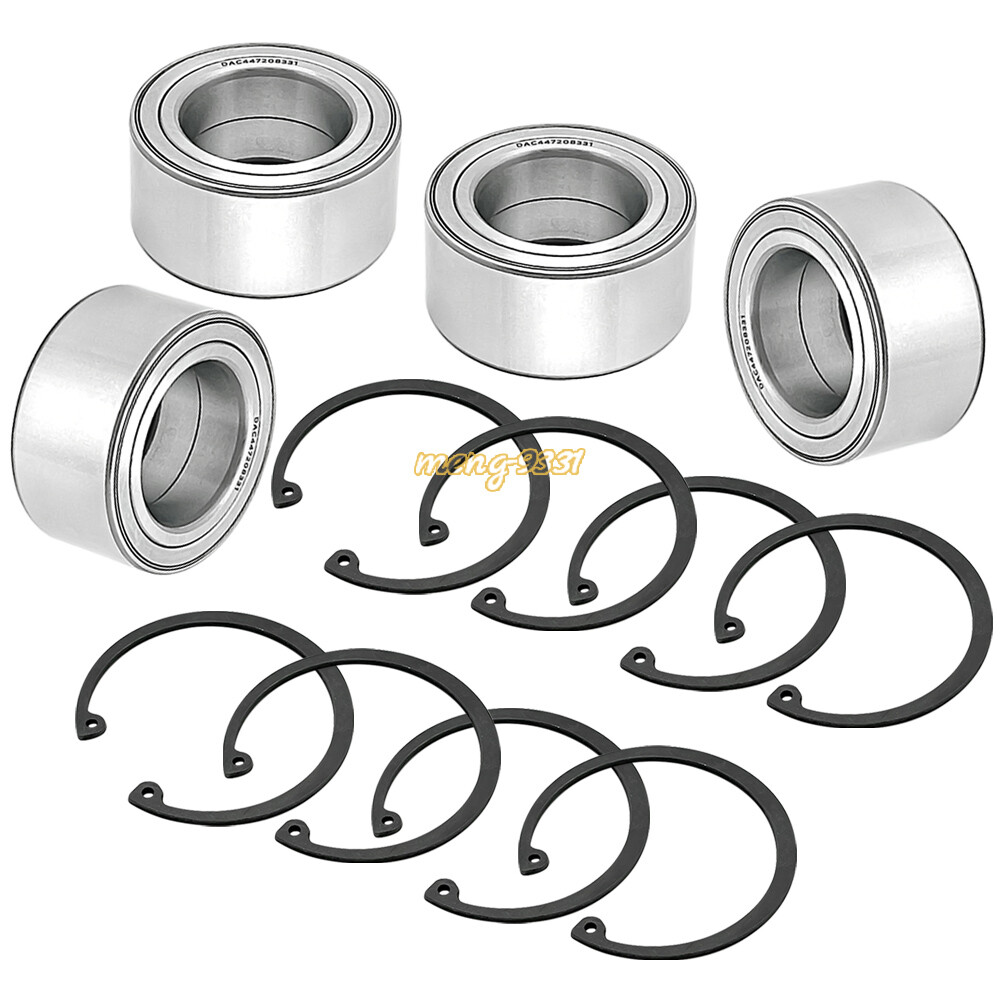 Front & Rear Wheel Bearings Set for Polaris Sportsman 850 XP/X2/Touring 09-2022