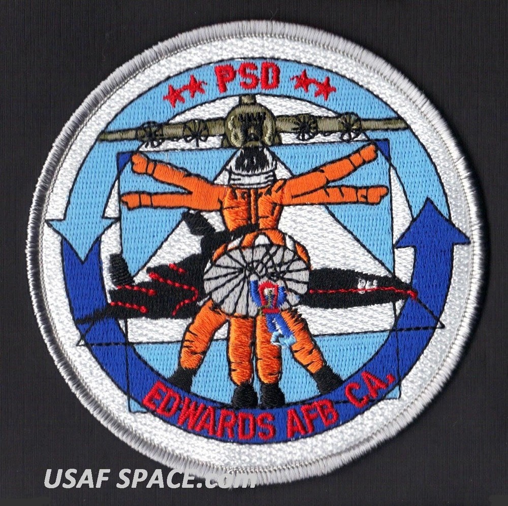 USAF 95th AEROSPACE SQ PSD Physiological Support Division EDWARDS AFB PATCH