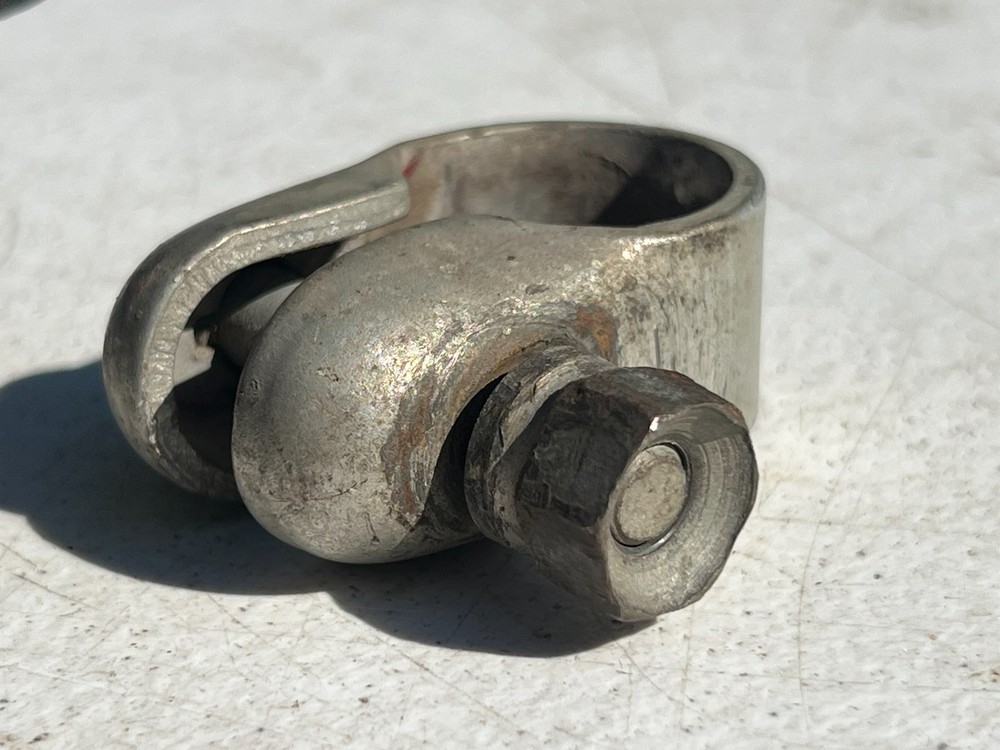 SCHWINN SEAT POST CLAMP AS SCRIPT ROUND BOLT