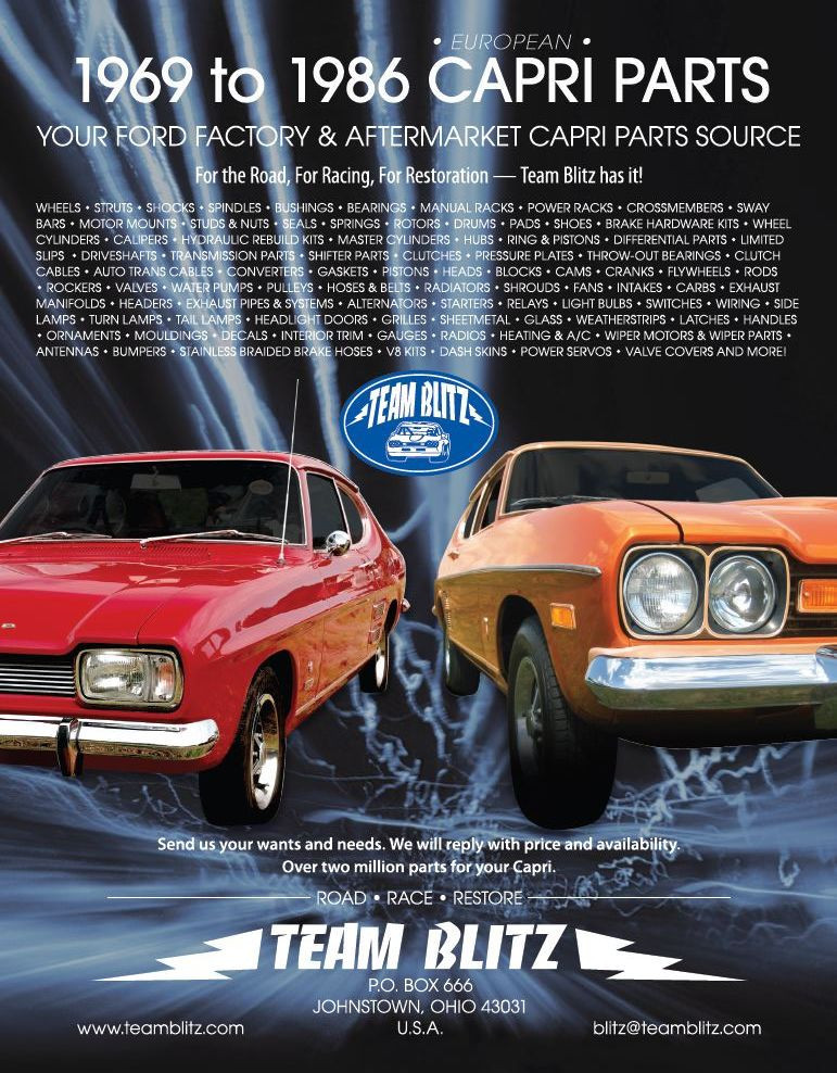 Ford Capri Key Keys Ign Doors Trunk Hatch Code Cutting