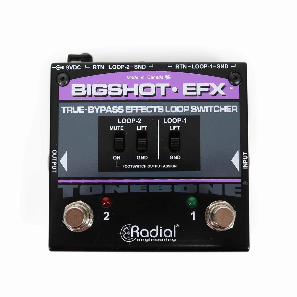 Used Radial Engineering BigShot EFX Effects Loop Controller Pedal