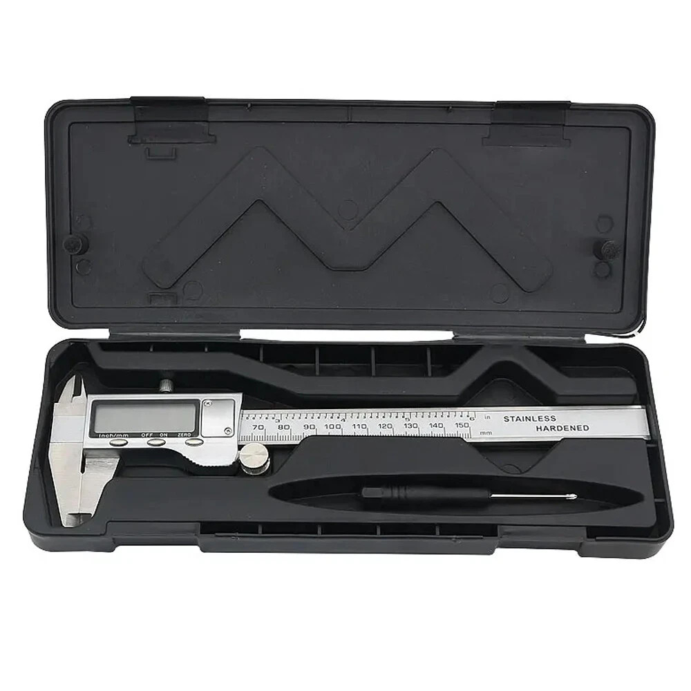 Digital Caliper Micrometer LCD Gauge Vernier Electronic Measuring Tool 6" 150mm