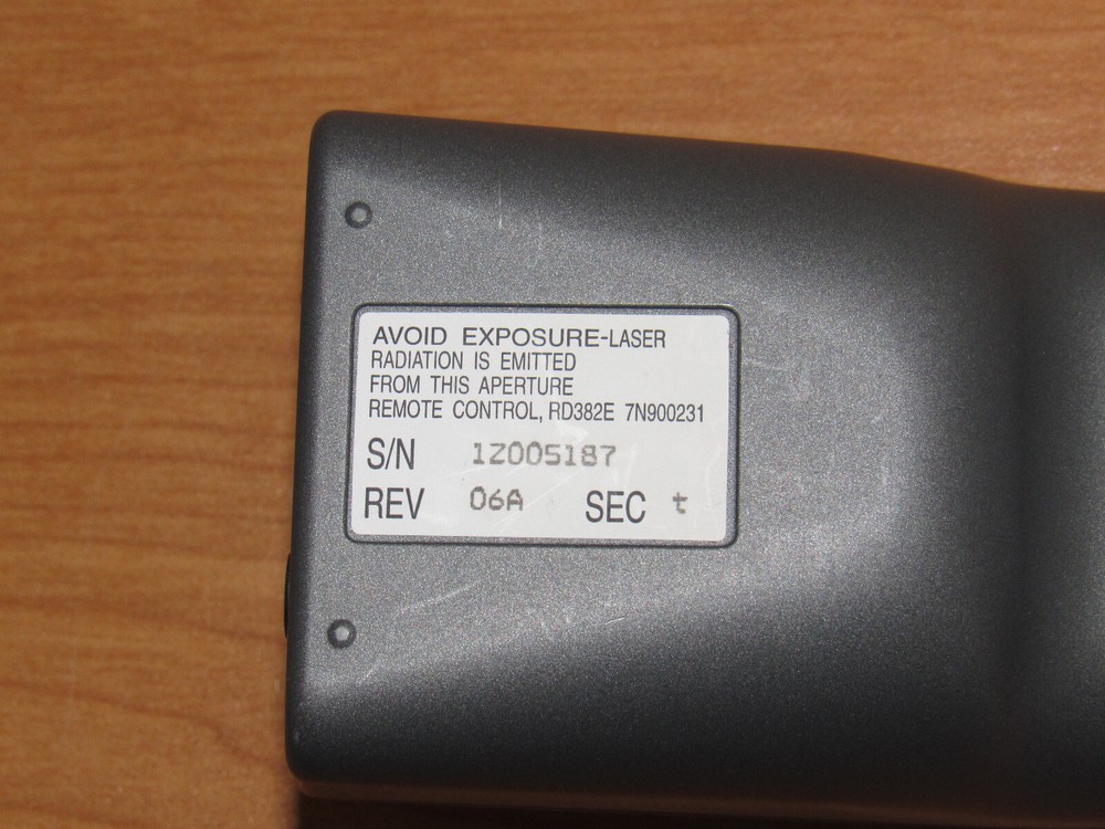 Genuine NEC Projector Remote Control RD382E - Tested Working OEM