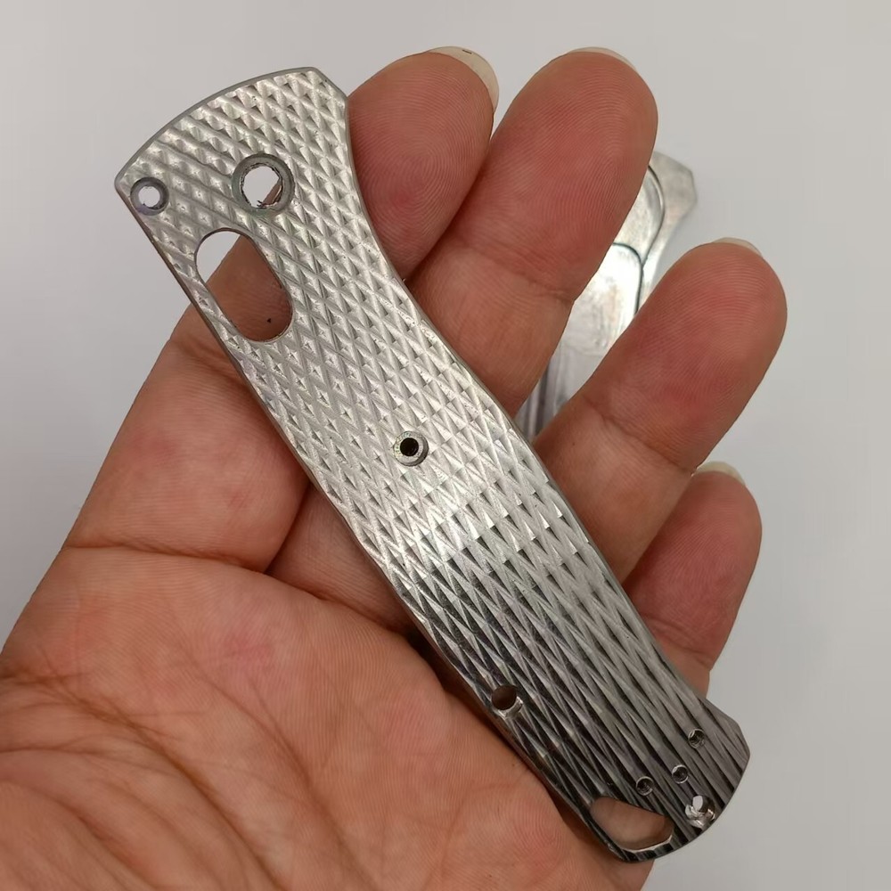 1 Pair Custom Made TC4 Handle Scales for Benchmade Bugout 535