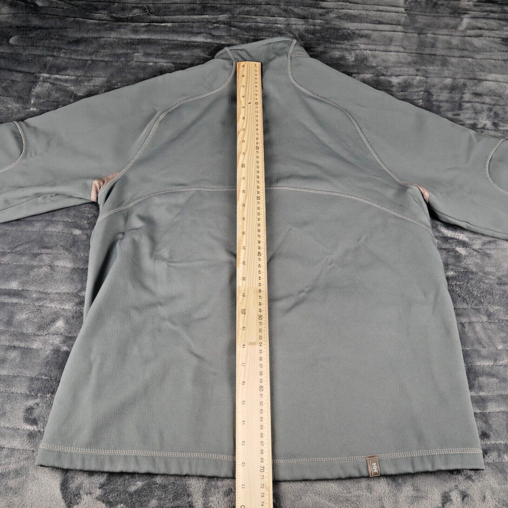 Helly Hansen Jacket Large Grey Fleece Softshell Windbreaker Workwear Full ZIp