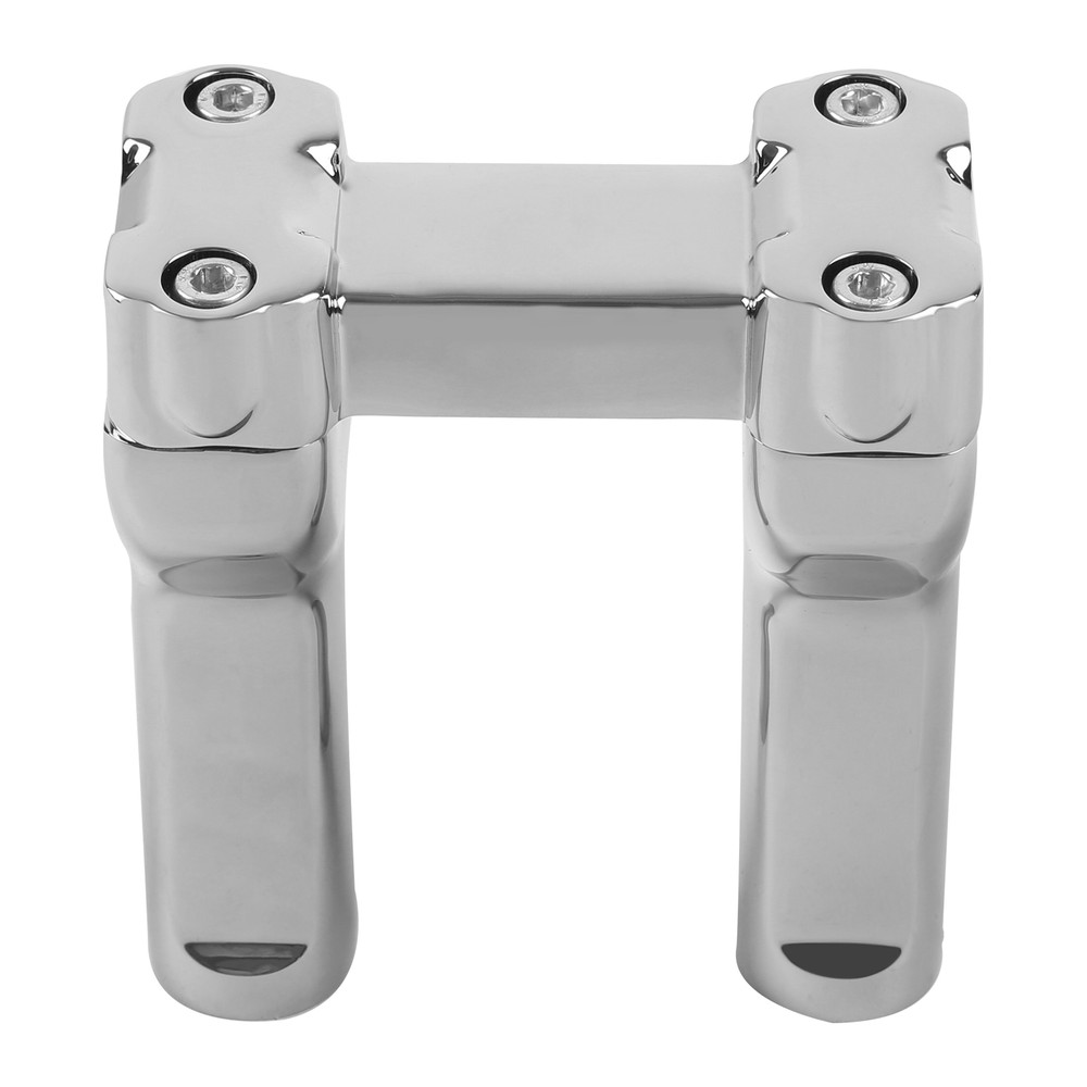 Chrome 4 " Handlebar Risers Fit For Harley-Davidson 1" Bar Dyna Heritage Softail