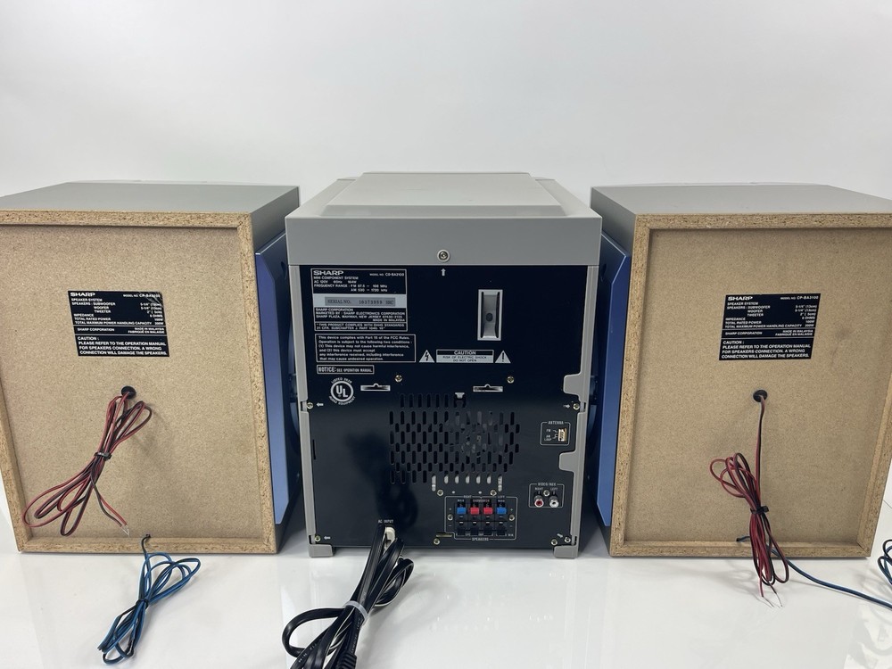 Sharp CD-BA3100 200W 6-Disc CD Changer Mini System