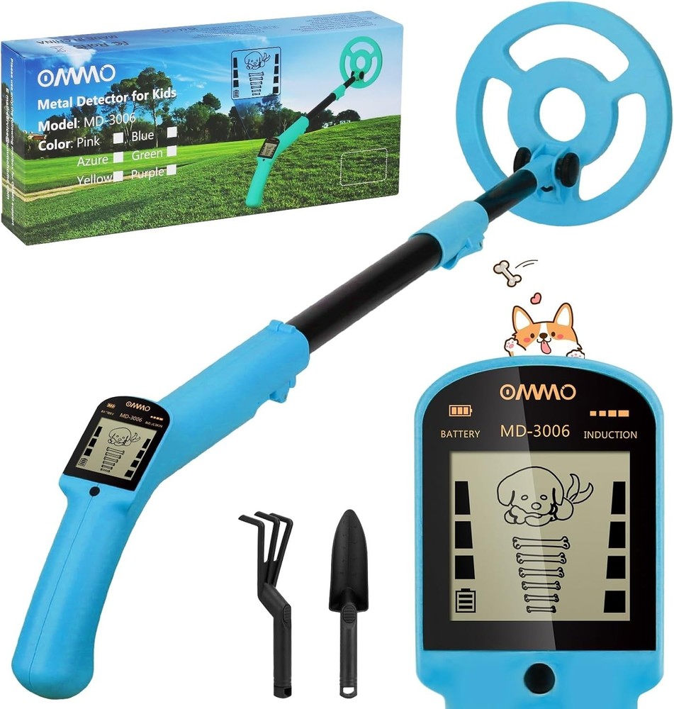 Adjustable Kids Metal Detector with Accessories