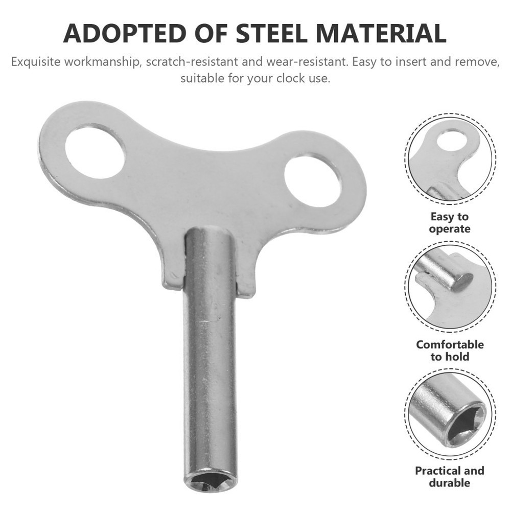 Professional Clock Winding Key Metal Material Clock Repair Tool Kit