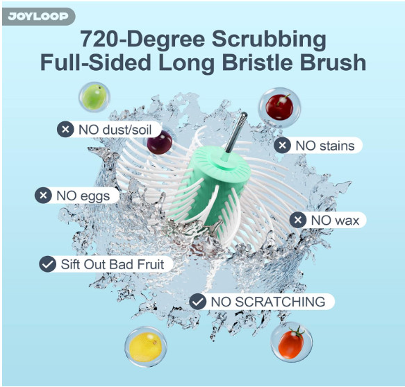 Fruit Cleaner Spinner, Large Fruit Washer Spinner, Fruit Cleaner Spinner