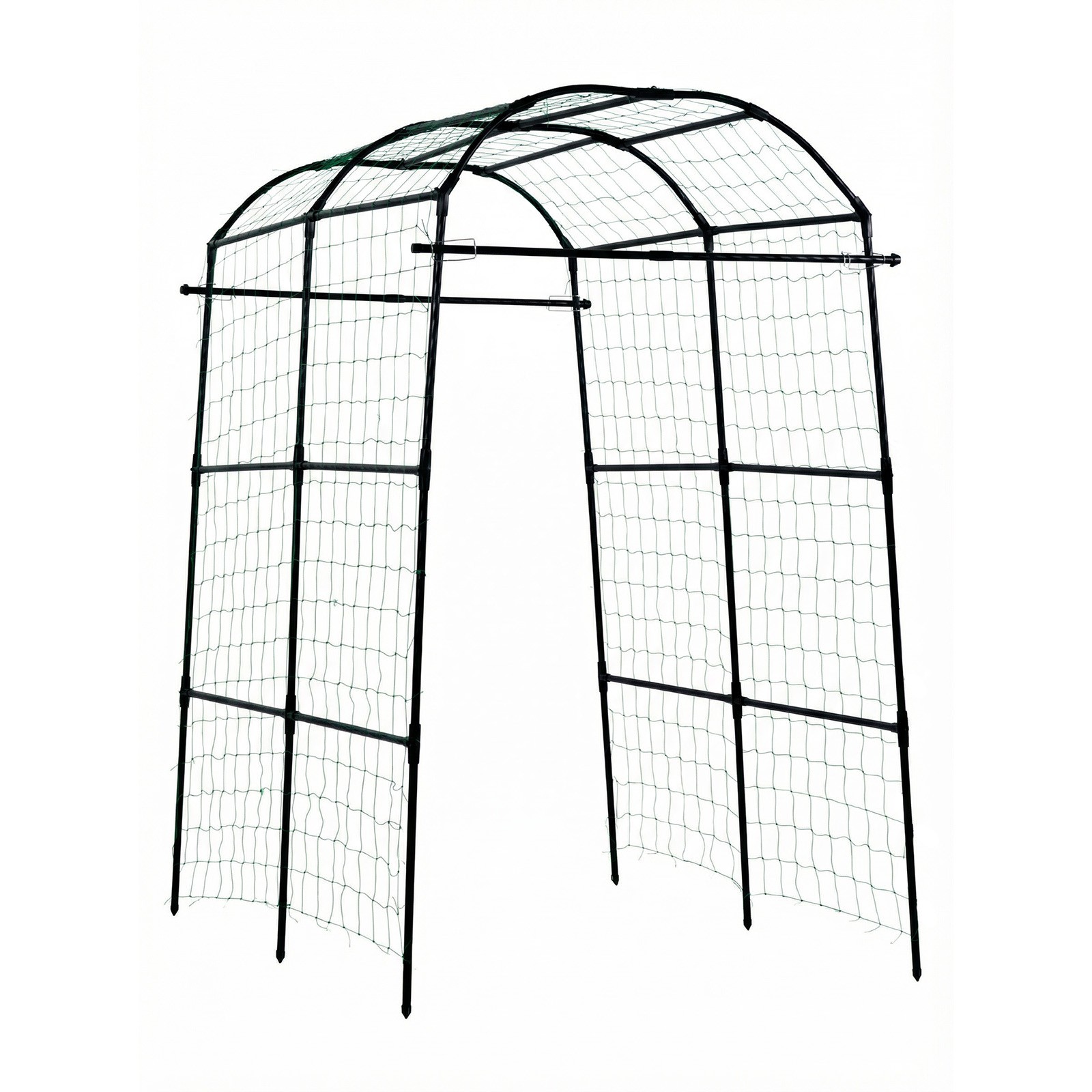 Uimoso Metal Garden Trellis for Cucumber Vines Bean U-Shape 70.87"x44.09"x82.99"