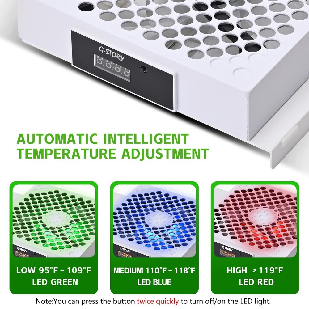 Adjustable Speed Cooling Fan for Xbox Series S