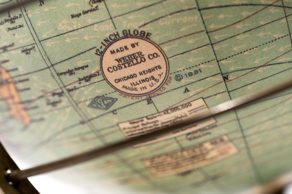 Authentic Models Globe in Sphere