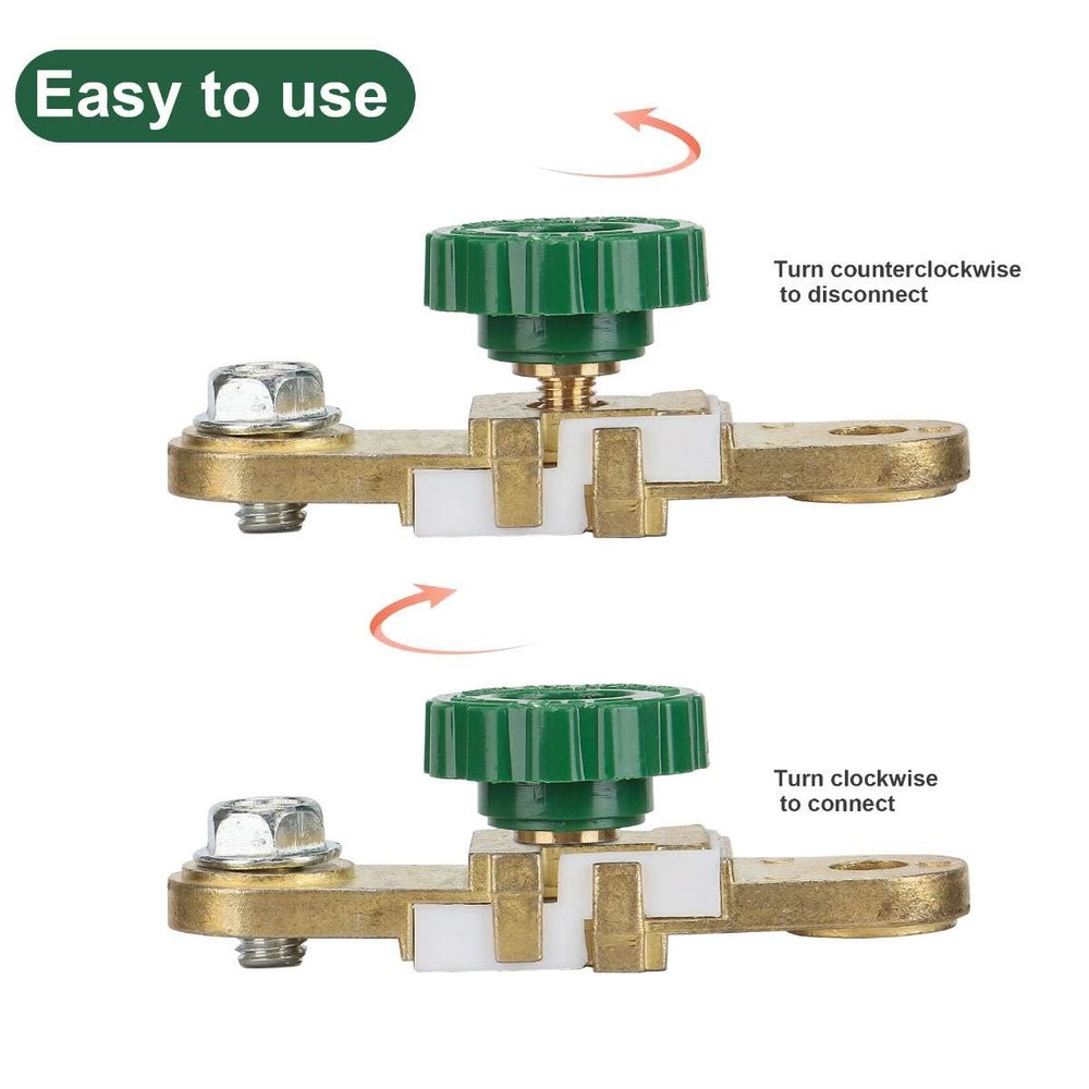 1-5Pc Side Post Battery Disconnect Switch Battery Link Terminal Kill Shut Switch