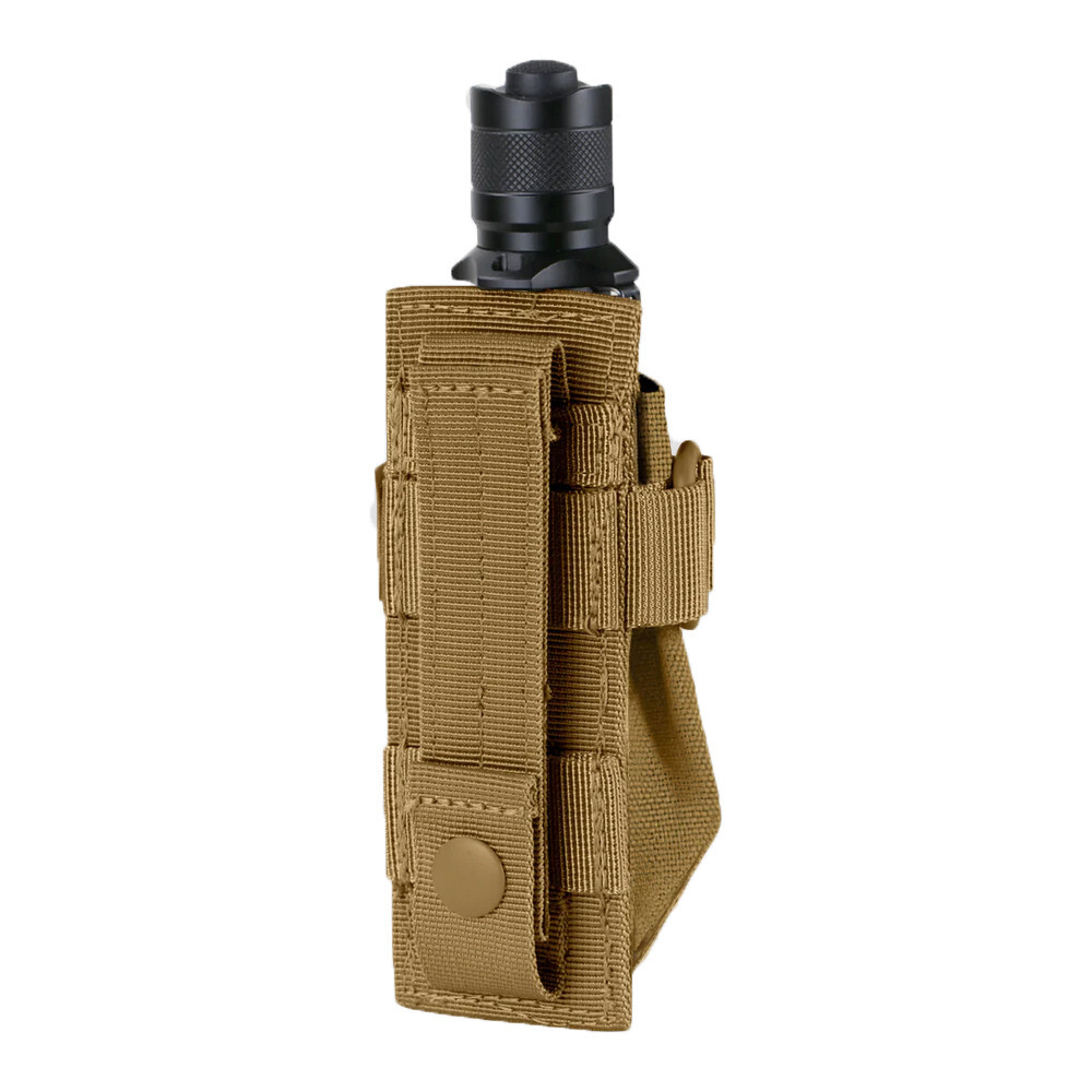 COYOTE MOLLE Flashlight Pouch Belt Carabiner Multi Purpose Tool Utility