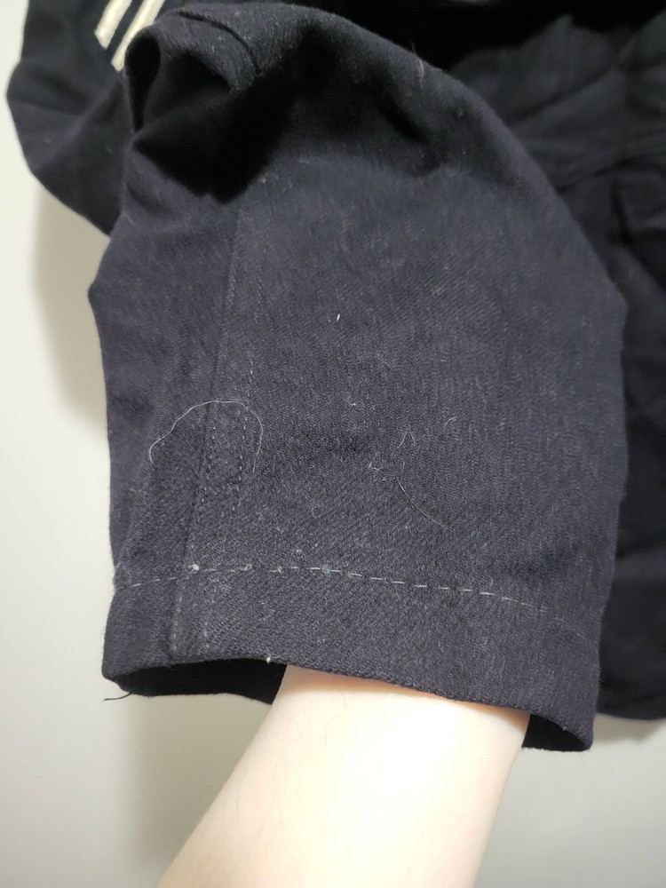 Vintage US Navy Dress Blues Cracker Jack Sailor Uniform Wool Top Pullover Jumper