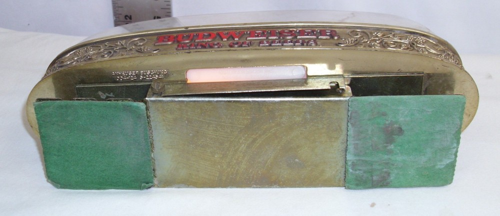 BUDWEISER 1876 CLYDESDALES WAGON BAR LIGHT WORKS