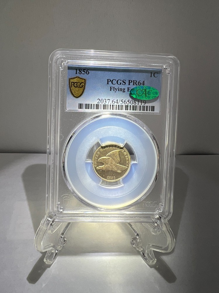 1856 Flying Eagle Cent PCGS PR64 With Fresh CAC!!