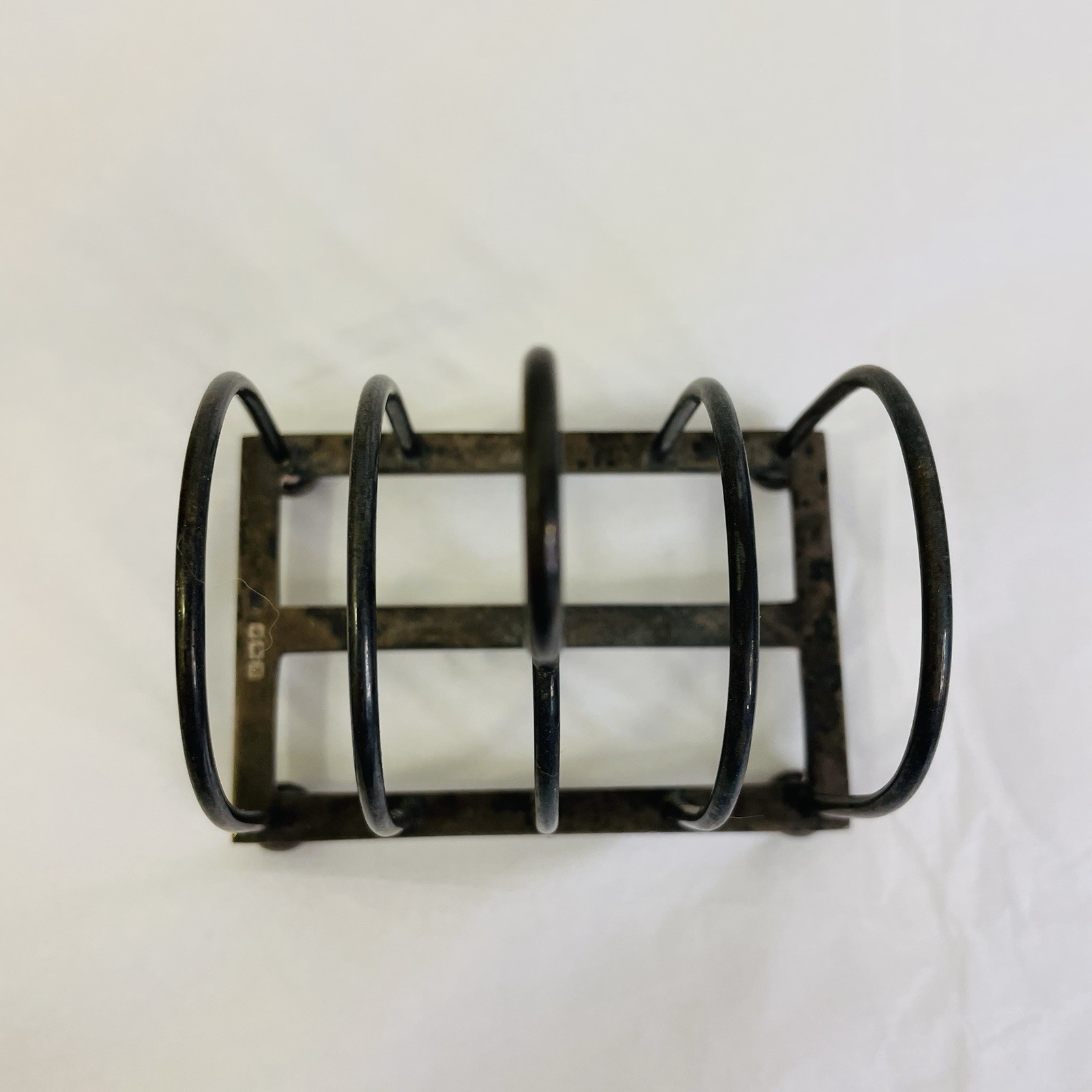 William Hutton Sheffield Sterling Silver Toast Rack with Feet 92g Hallmarked