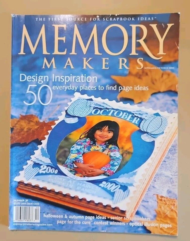Memory Makers Magazine  Sept/Aug 2000 Issue Scrapbooking
