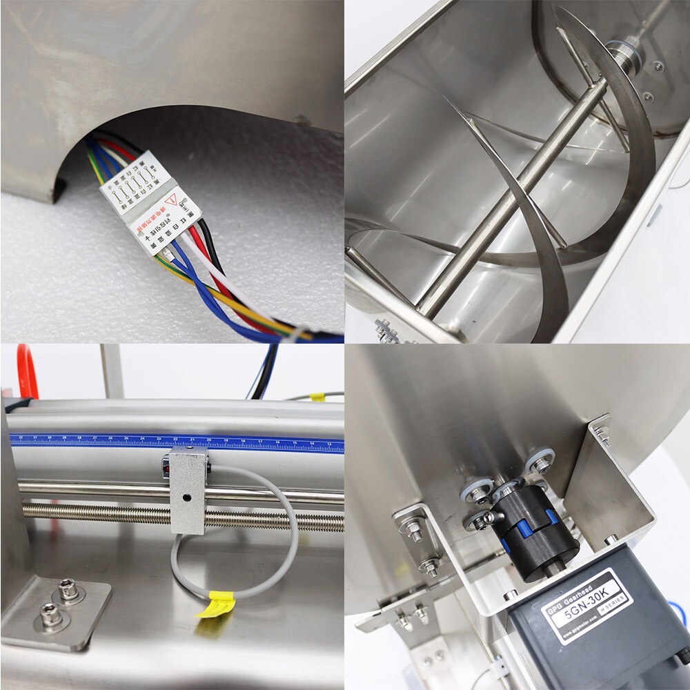100-1000ml Liquid& Paste Filling Machine with Mixing Function 60L Hopper for Jam