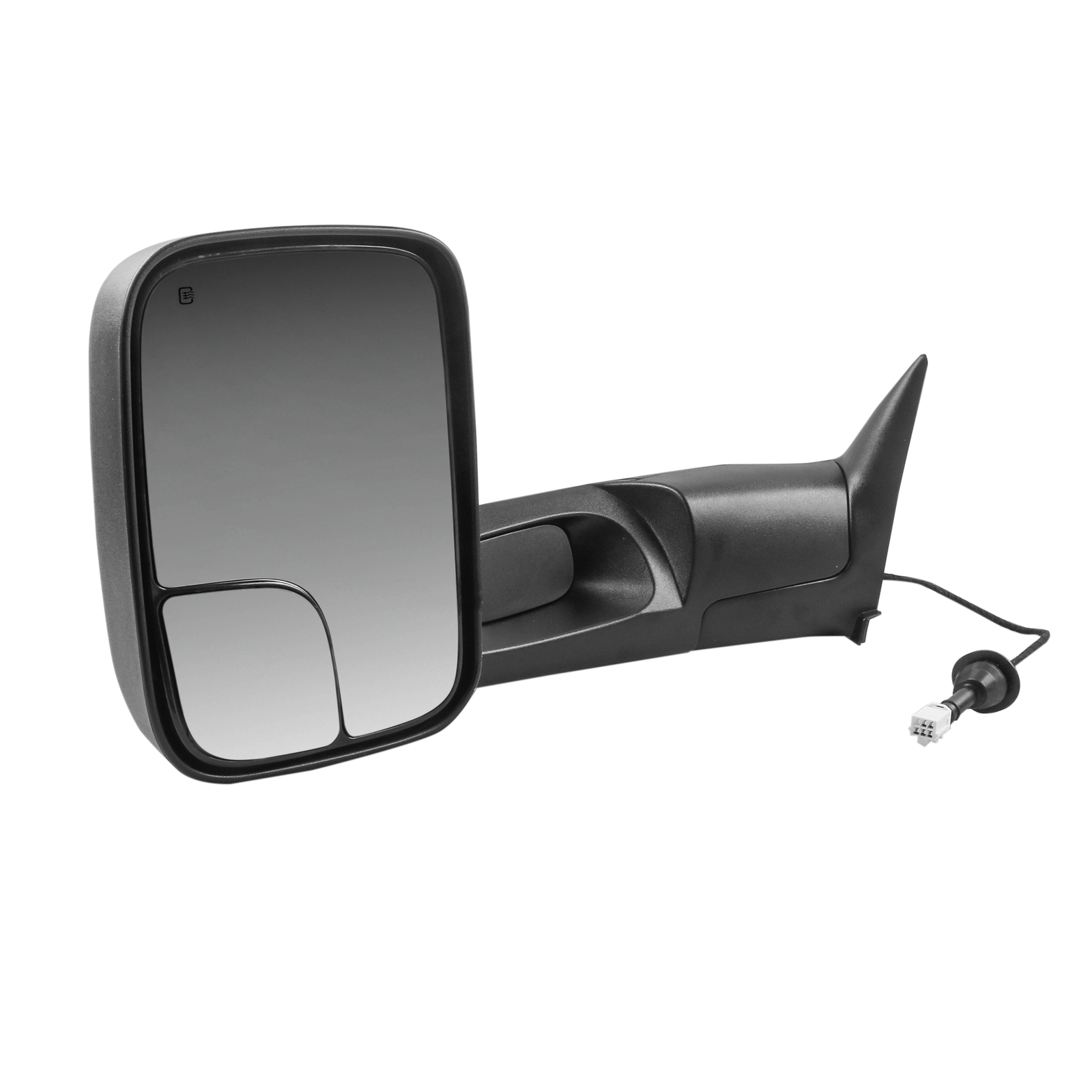 Pair Black Power Heated Tow Mirrors For 98-2001 Dodge Ram 1500 98-2002 2500 3500