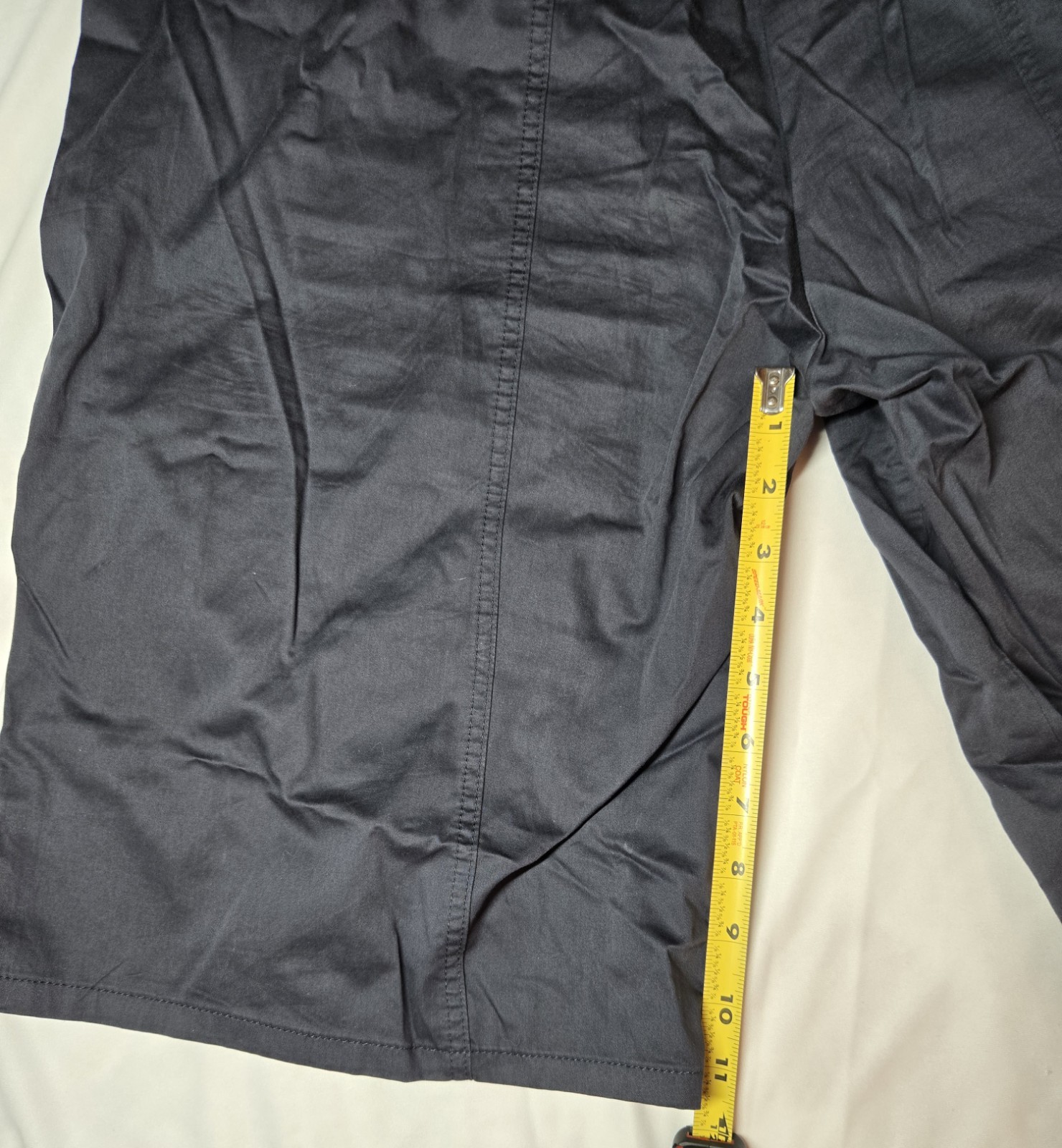 Giorgio Armani Mens Navy Linen Blend Shorts Size 36