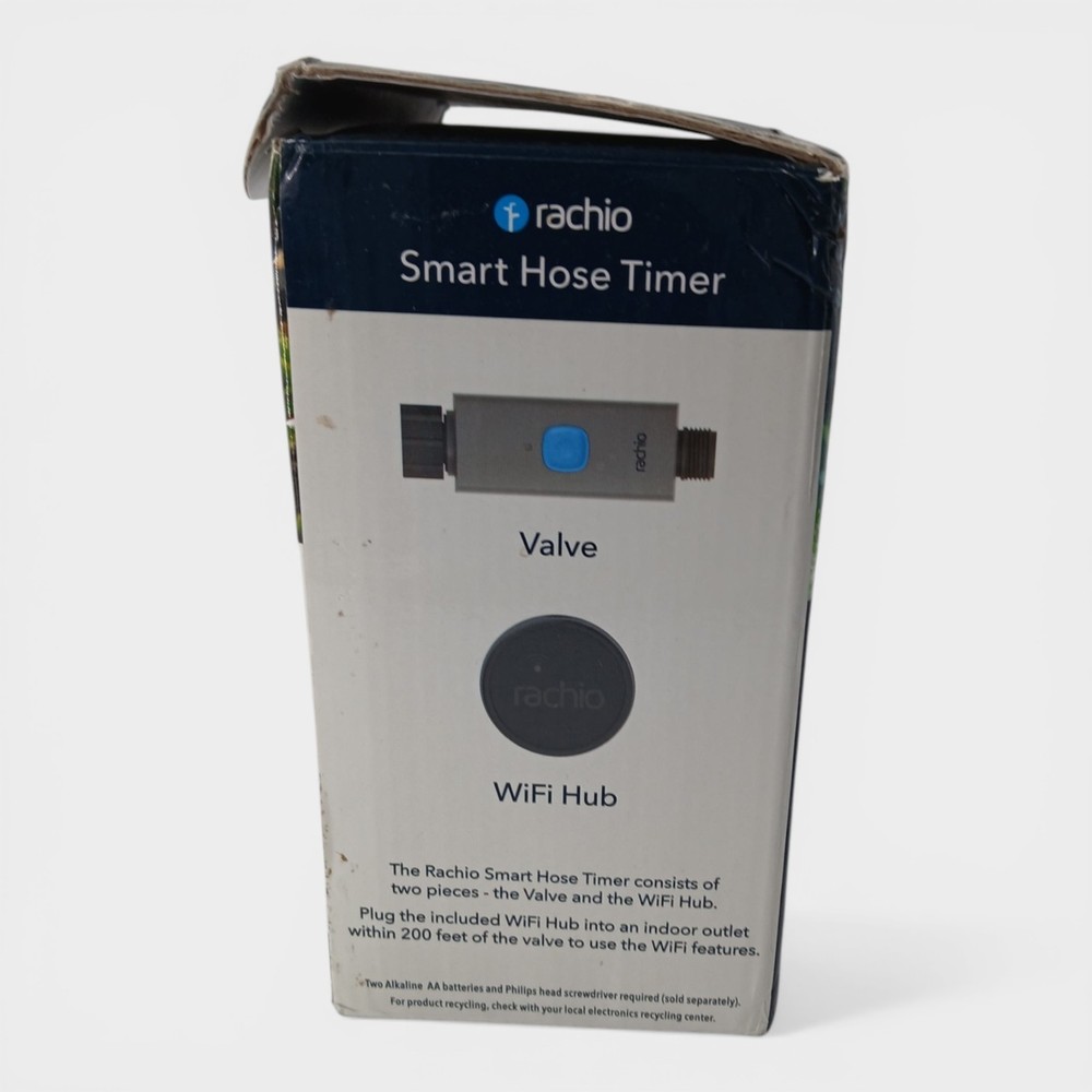 Rachio Smart Hose Timer, 1 Valve + 1 WiFi Hub (Untested)