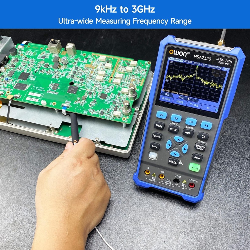 OWON Handheld Spectrum Analyzer with Oscilloscope and Multimeters,Frequency R...