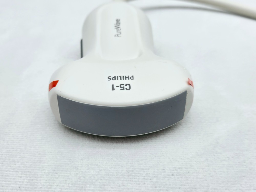 Philips C5-1 Curved Array Transducer - Working - Cord Damage